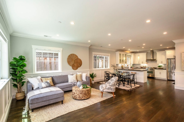 Dining Room | Living Room After