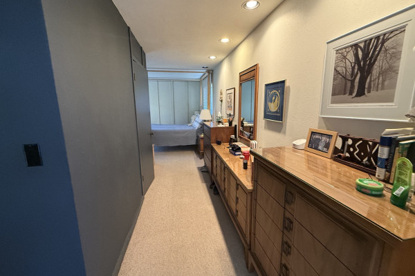 Primary bedroom hallway Before